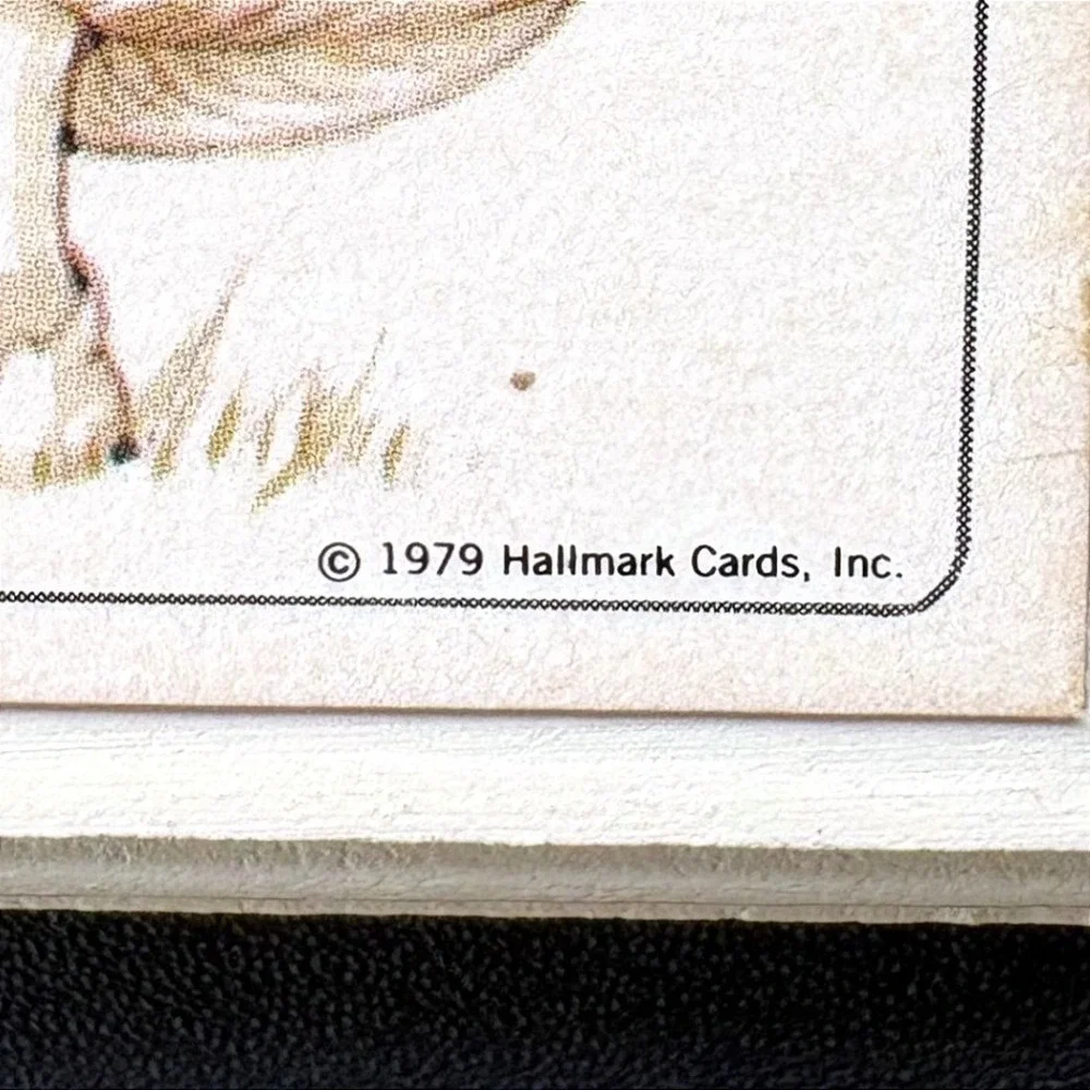 Vintage 1980s Hallmark Mini Wall Plaques Set 3pc